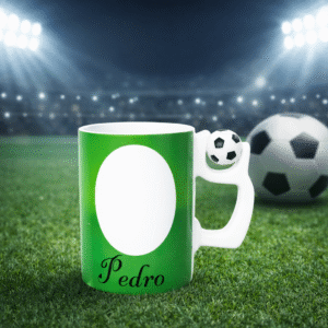 Canecas de Futebol com Alça com Bola. O Presente Perfeito para os Fãs