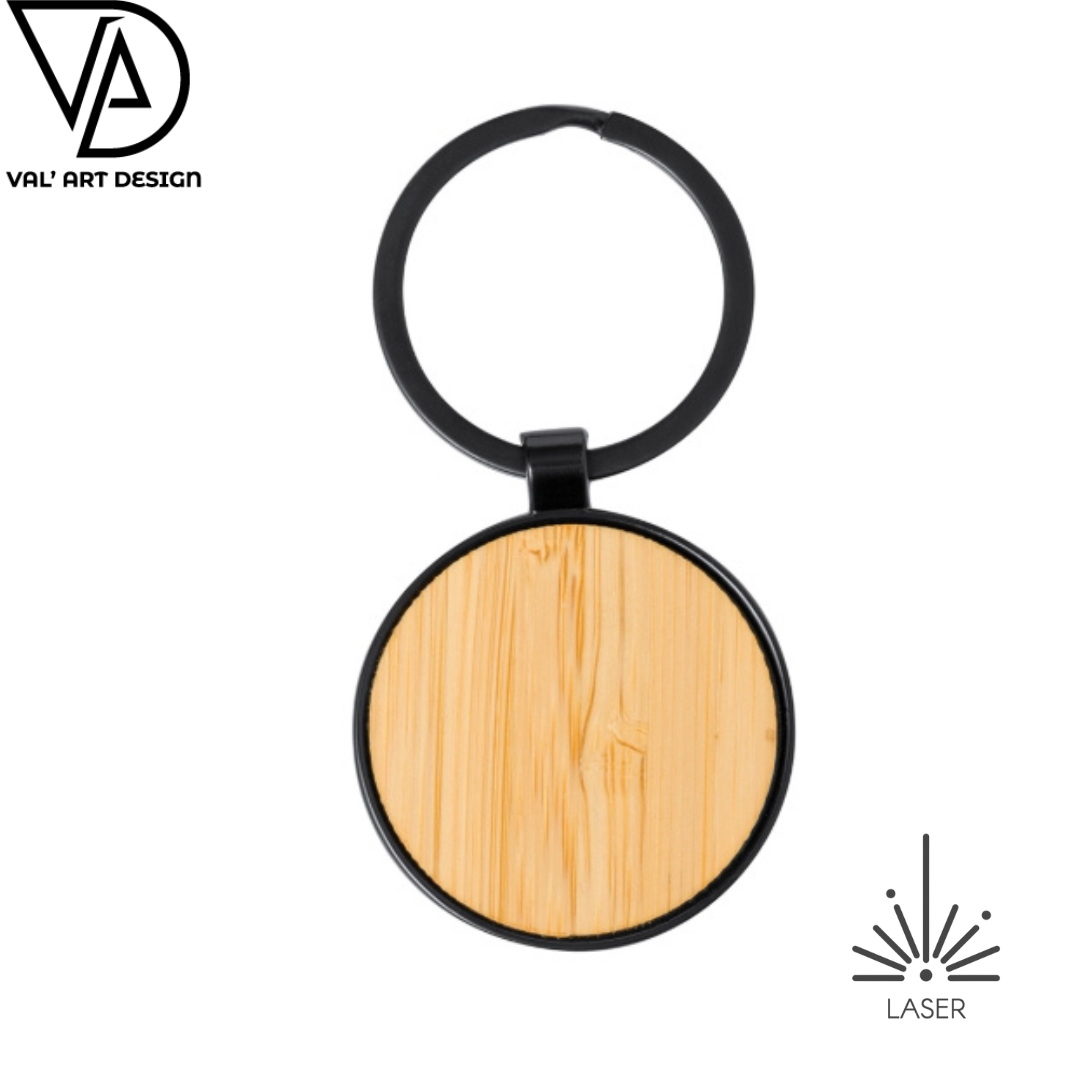 Porta-chaves metal e bamboo revenda