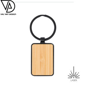 Porta-chaves metal e bamboo revenda