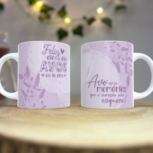 Caneca Avó Personalizada – Celebre o Melhor Avó do Mundo
