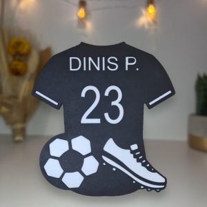 Camisola de Jogador de Futebol em MDF Personalizadas