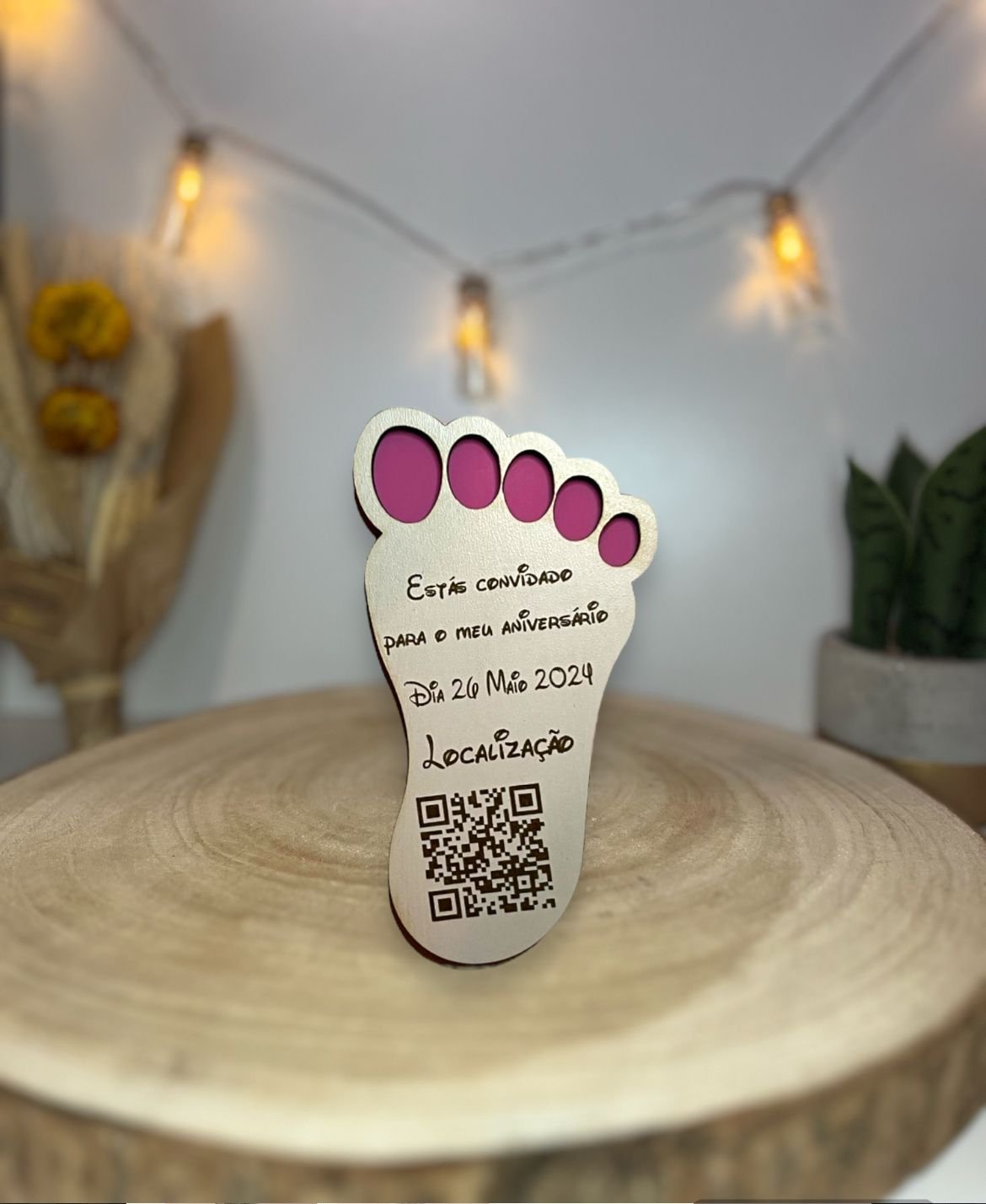 Convite de Aniversário em MDF Personalizado: Um Toque Elegante e Duradouro