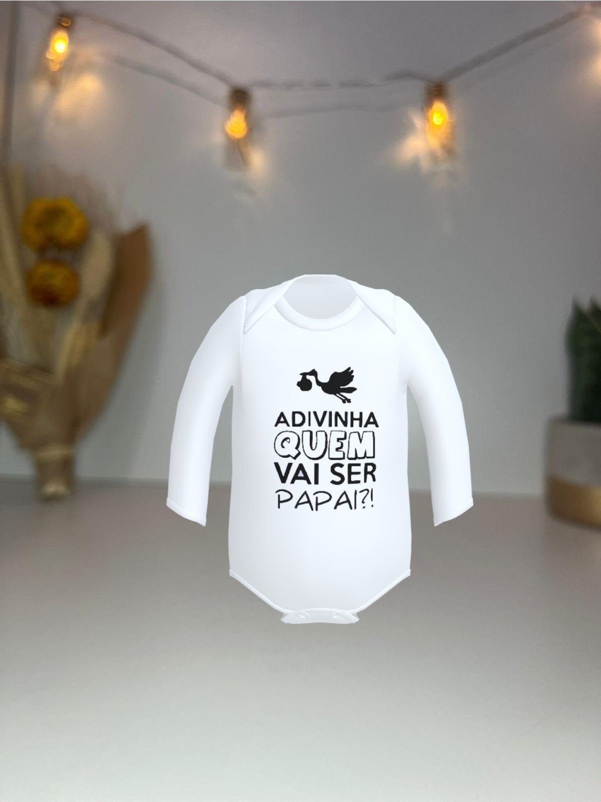 Body Personalizável para Anunciar a Gravidez - Um Toque Especial de Amor - Image 2