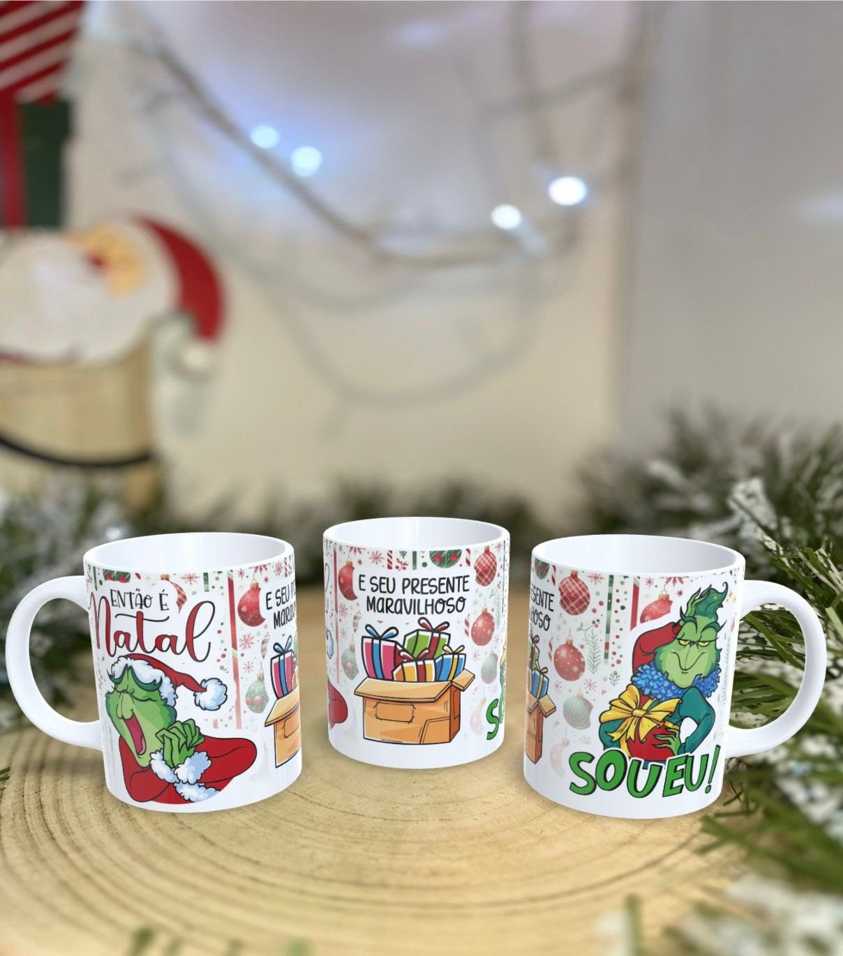 Caneca do Grinch Natal - A Diversão Natalícia que Faltava!