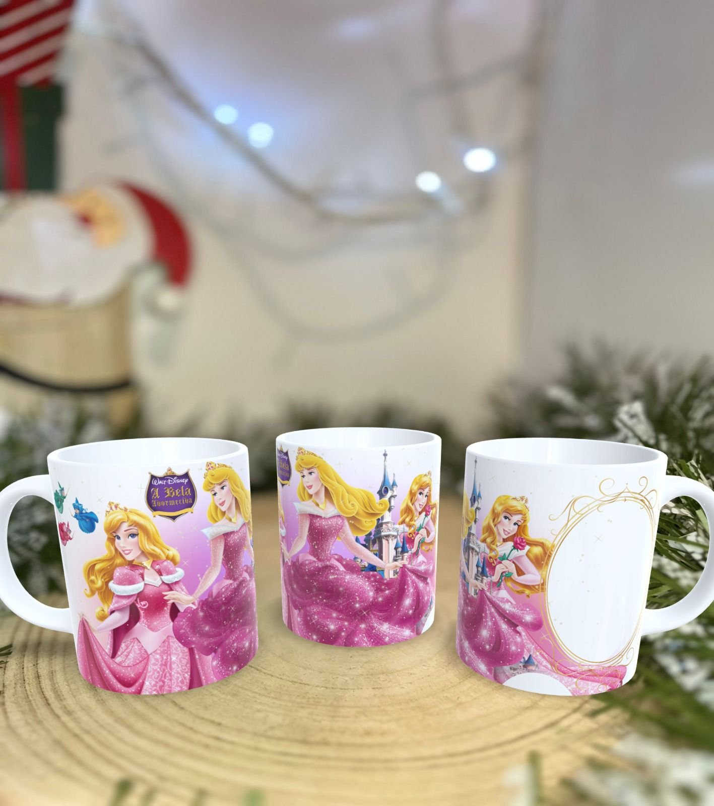 Caneca das Princesas Personalizável - Um Toque de Magia no Seu Dia - Image 5