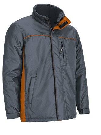 Parka THUNDER de Trabalho Impermeável Bicolor com Capuz Dobrável - Image 13