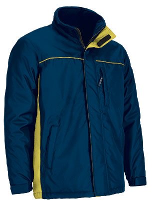 Parka THUNDER de Trabalho Impermeável Bicolor com Capuz Dobrável - Image 3