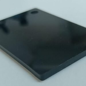 Placa de Acrílico Cast Preto 3 mm – Elegância Intemporal e Qualidade Profissional