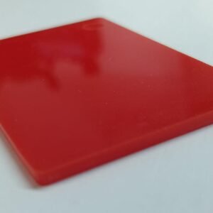 Placa de Acrílico Cast Vermelho 3 mm – Qualidade Superior e Cor Intensa