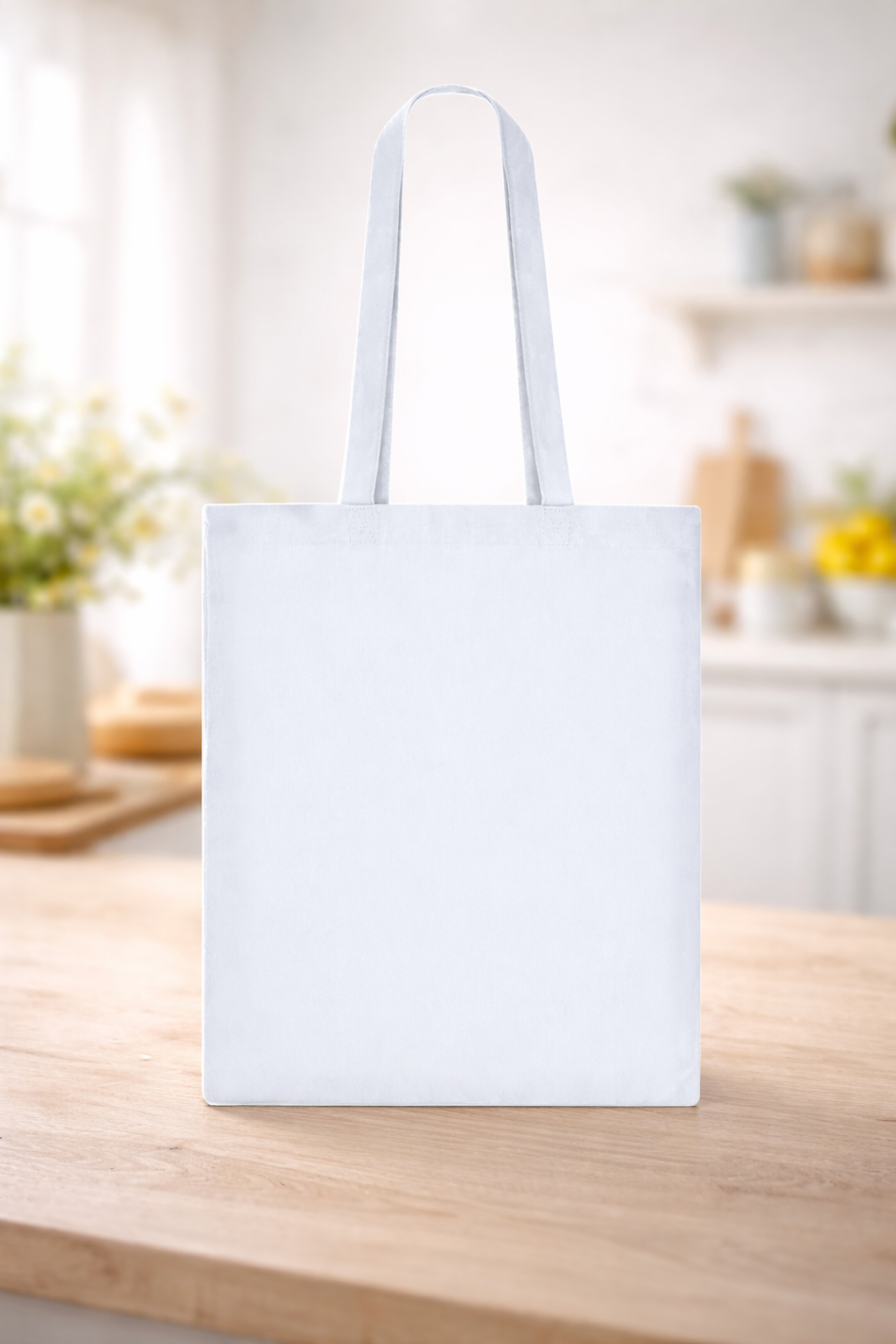 🛍️ Saco Tote em Algodão 140 g/m² – Reutilizável e Personalizável